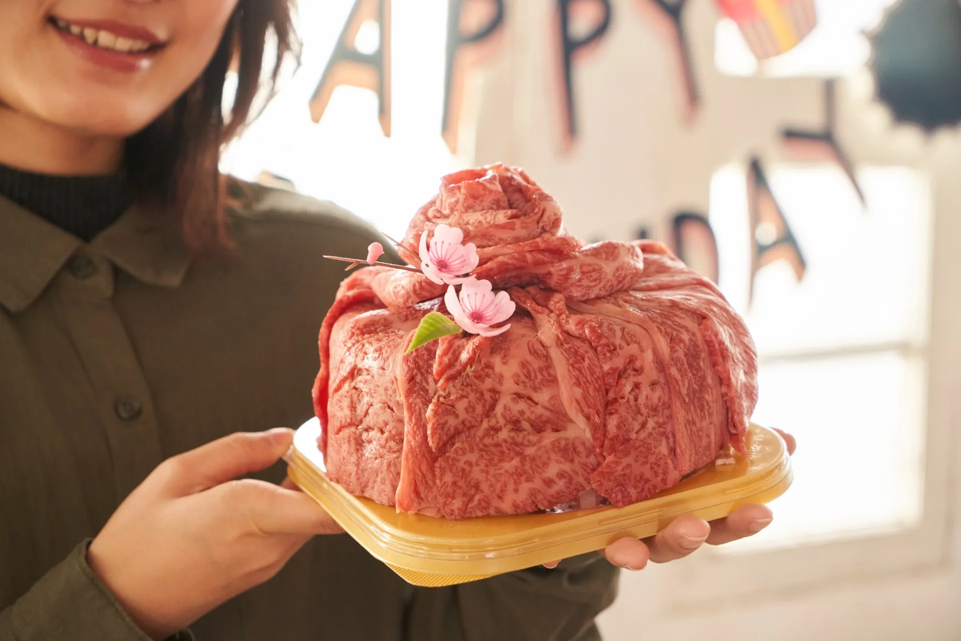 【長崎和牛特選肉ケーキ】長崎の牛肉・すき焼きなら田中精肉店へ